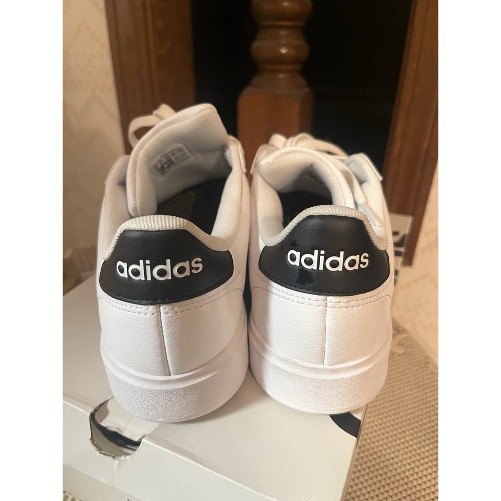 Adidas Grand Court 2.0 GW9214 White/Blk Cloudfoam Shoes Women's Size 8-Worn Once - Picture 2 of 8